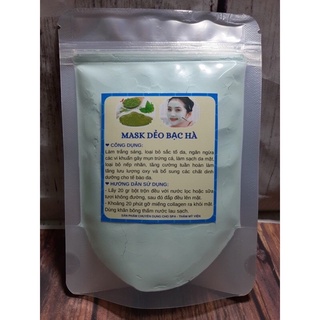 Một lạng bột mặt nạ dẻo bạc hà hamade trắng da mờ vết thâm nám