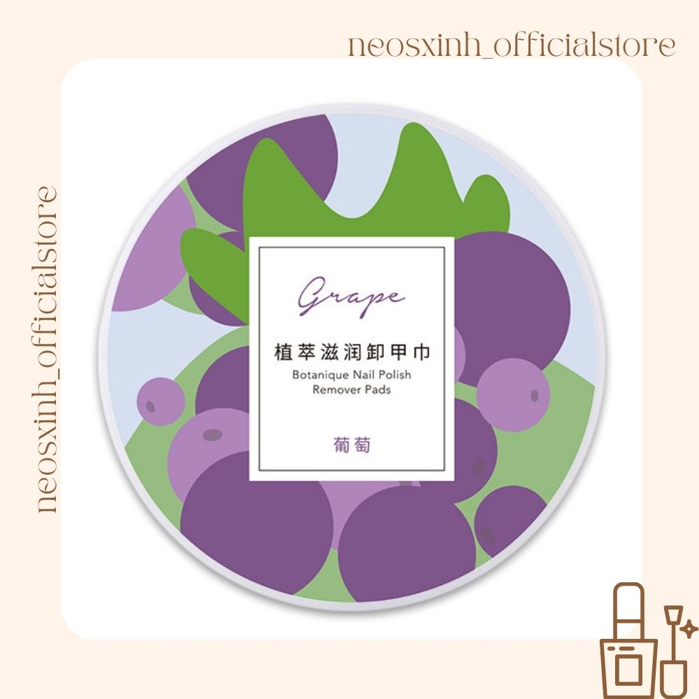 Hộp Bông Tẩy Móng Tay Fairy's Gift 48 Miếng Tiện Lợi - Neosxinh Nails