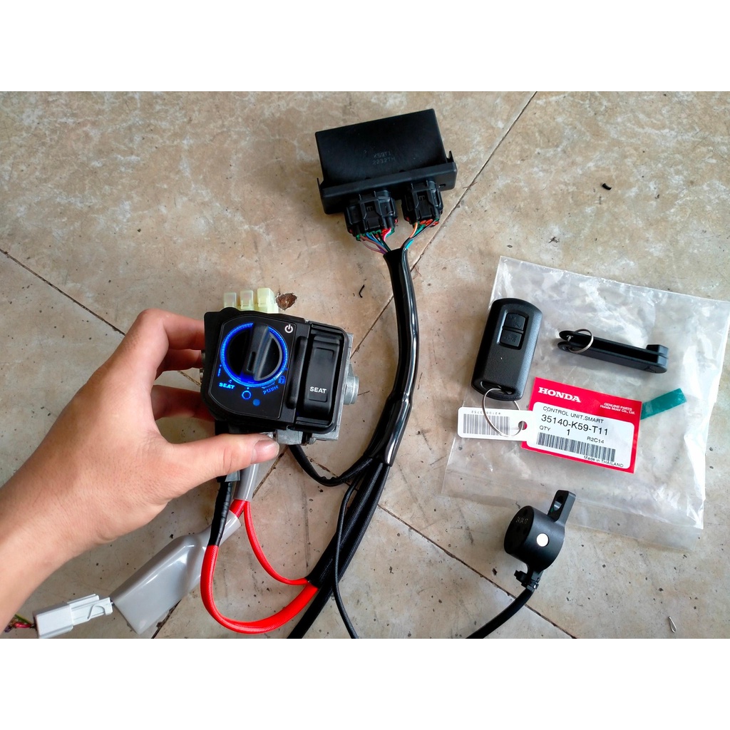 Khoá Smartkey Honda chính hãng K59 có chống dắt