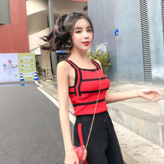 Áo Hai Dây Và Ba Lỗ Nữ Áo 2 Dây Họa Tiết Kẻ Sọc Thời Trang Dành Cho Nữ