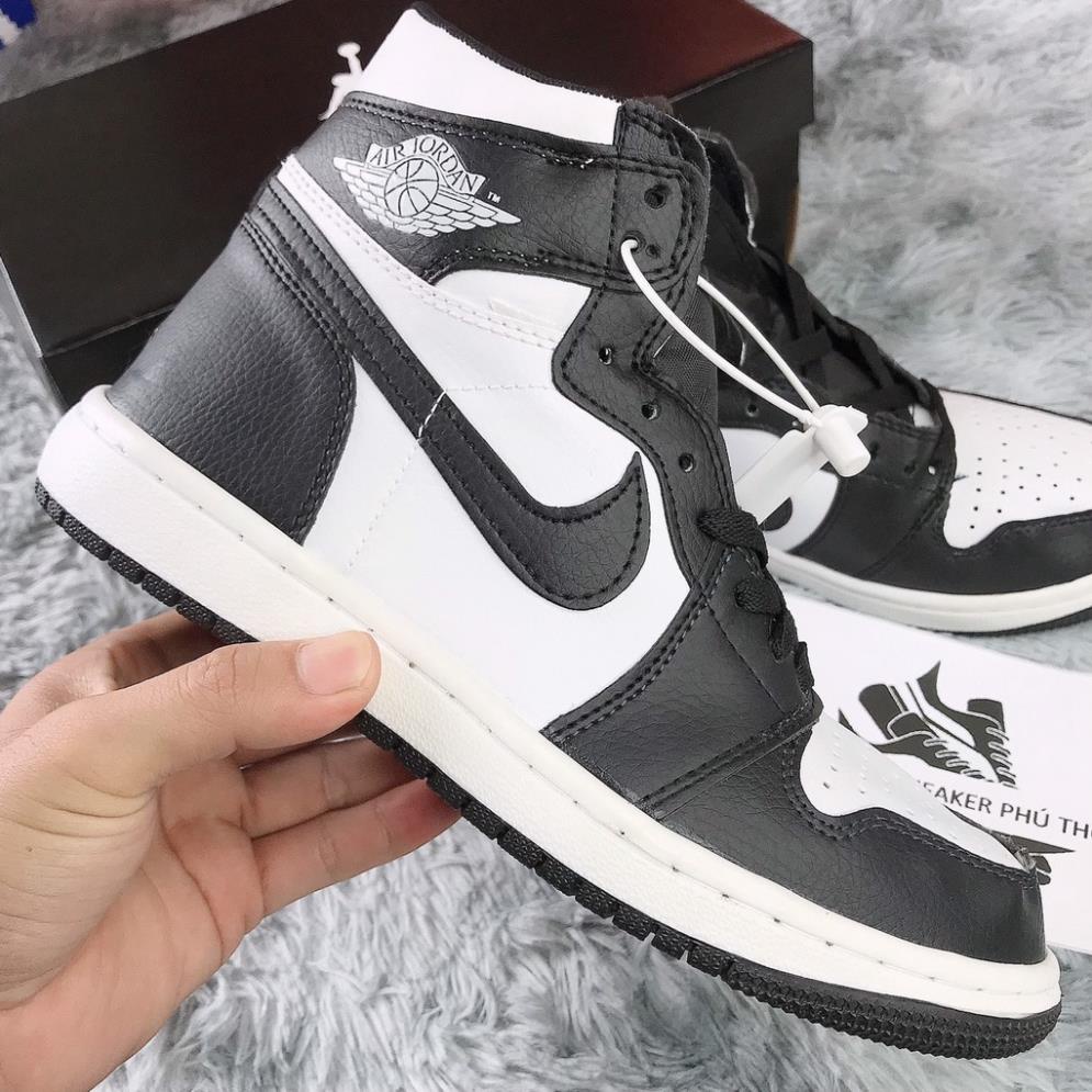 (sale sốc) giày sneaker JD1 JORDAN PANDA CAO CỔ, jd cổ cao đen trắng