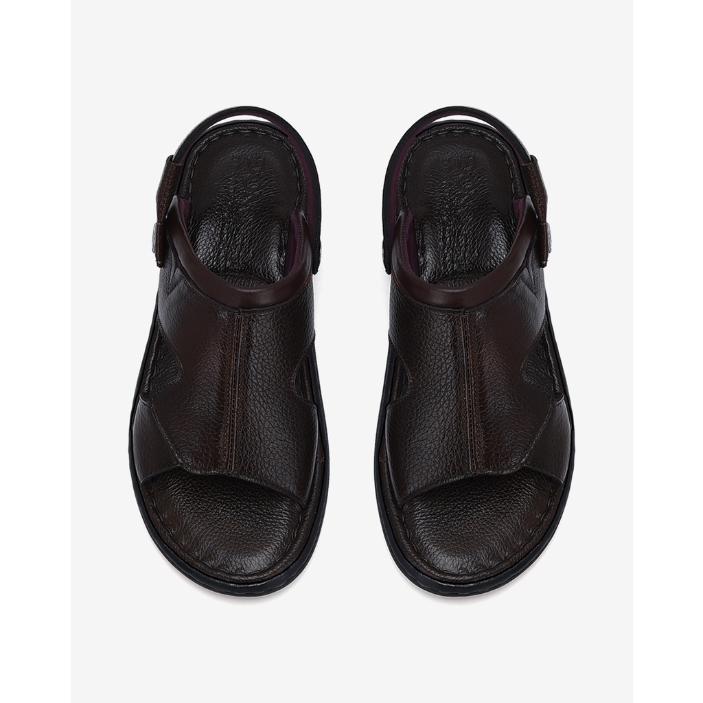 Giày Sandal nam Đông Hải thiết kế quai ngang cut-out hiện đại đế cao 3cm tiện dụng - S1134