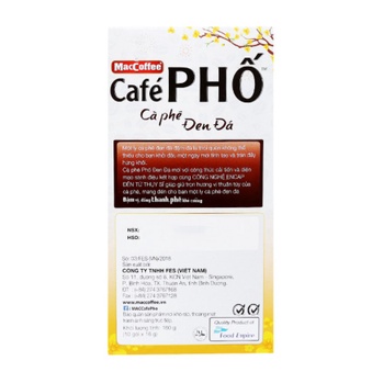 Cà Phê Phố Đen Đá