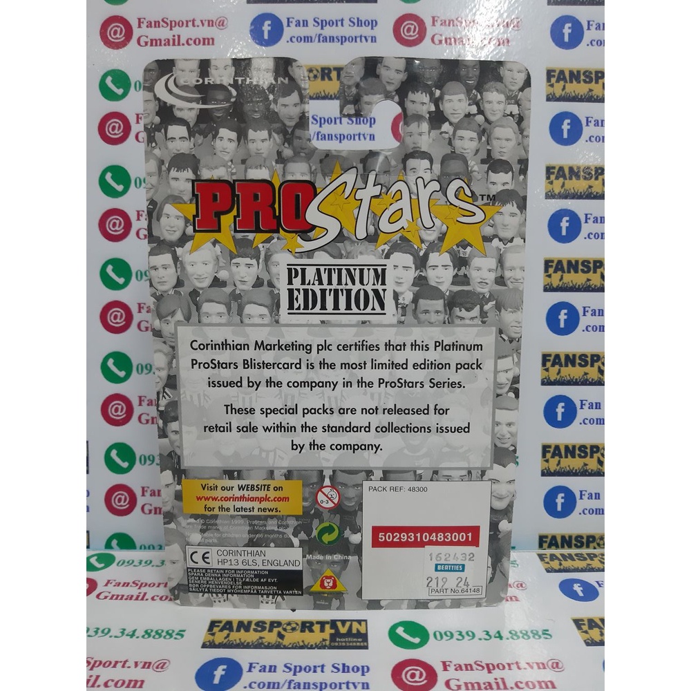 Tượng cầu thủ có chữ ký David Beckham 7 Manchester United 1998 1999 2000 corinthian