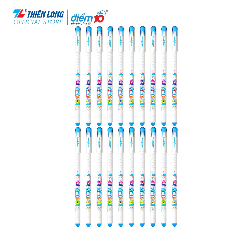 Bút gel xóa được Thiên Long Điểm 10 TP-GELE002- 3 màu mực