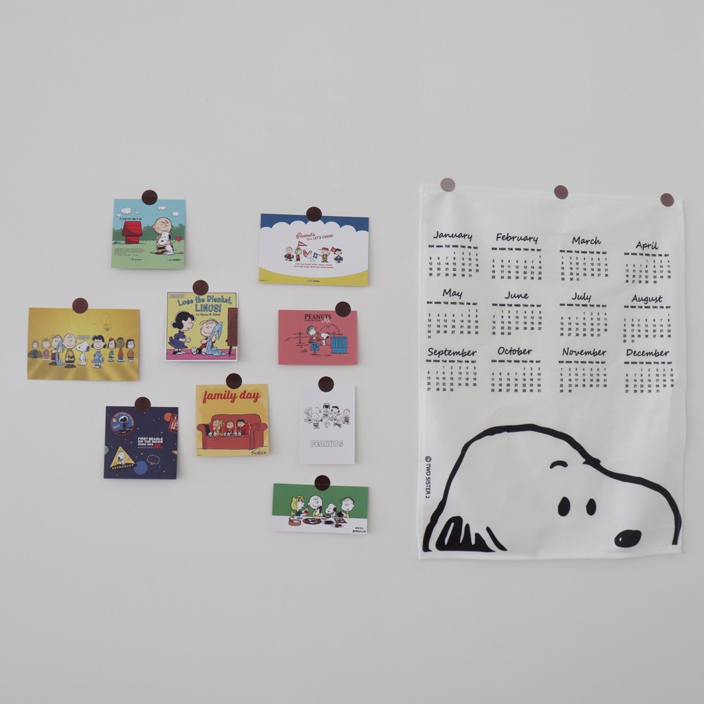 139999 Free ShippingHigh Quality Unique Snoopy Decorative Calendar