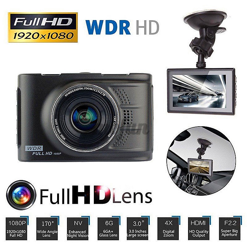 Máy Ghi Hình Mini Hd 1080p Hỗ Trợ Đỗ Xe Ban Đêm 3.0-inch Bằng Hợp Kim Kẽm: 120 ° Pixels: 500 Million | BigBuy360 - bigbuy360.vn