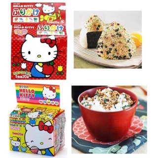 Gia vị rắc cơm hello kitty nhật bản 20 gói 5 vị