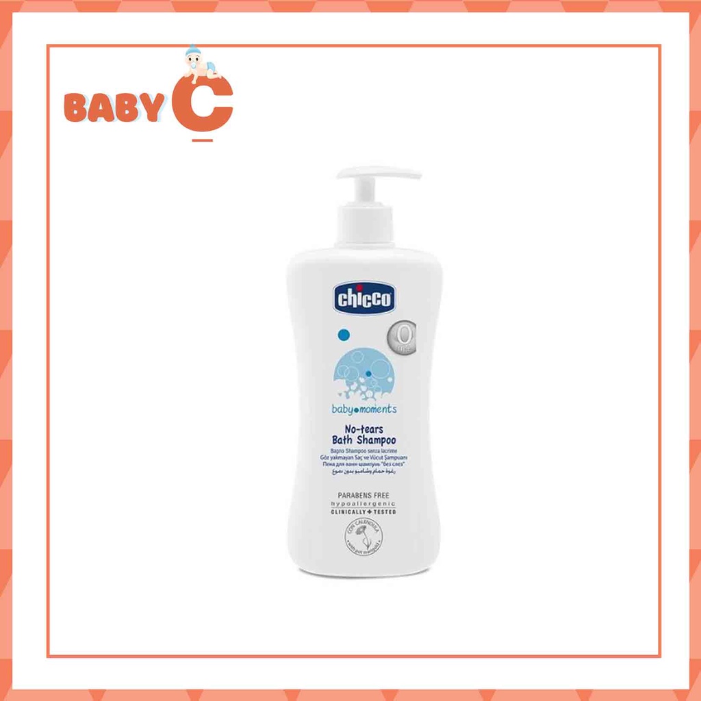 Sữa tắm gội toàn thân Chicco Hoa cúc 200ml chống rôm sảy cho bé-BaByC