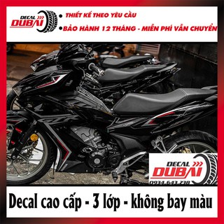 Tem Trùm Winner X Đen Bóng GTR Cực Ngầu