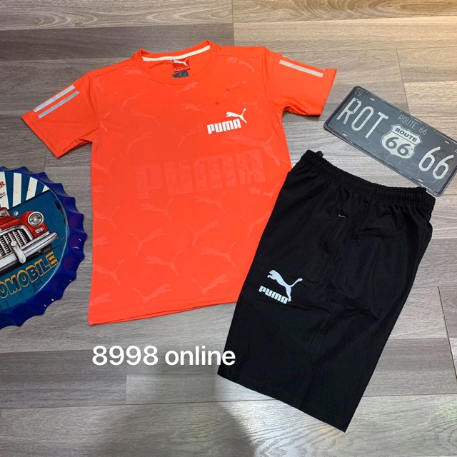 Bộ thể thao Puma in vân chìm cực đẹp giá sỉ ảnh thật tại shop