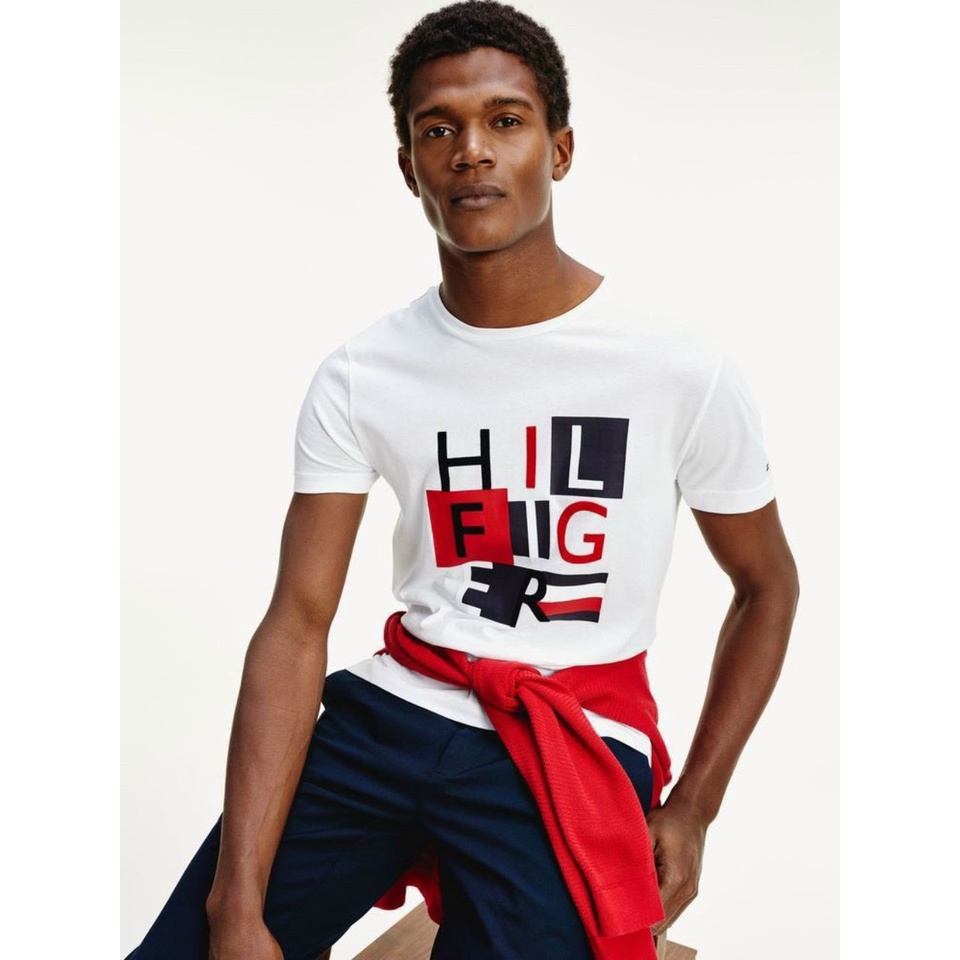 Áo thun nam cổ tròn HILF tay ngắn cotton 100% KENSTORE89 ATK010