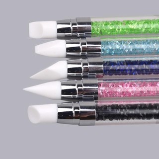 Bút nặn hoa silicon cán đá .