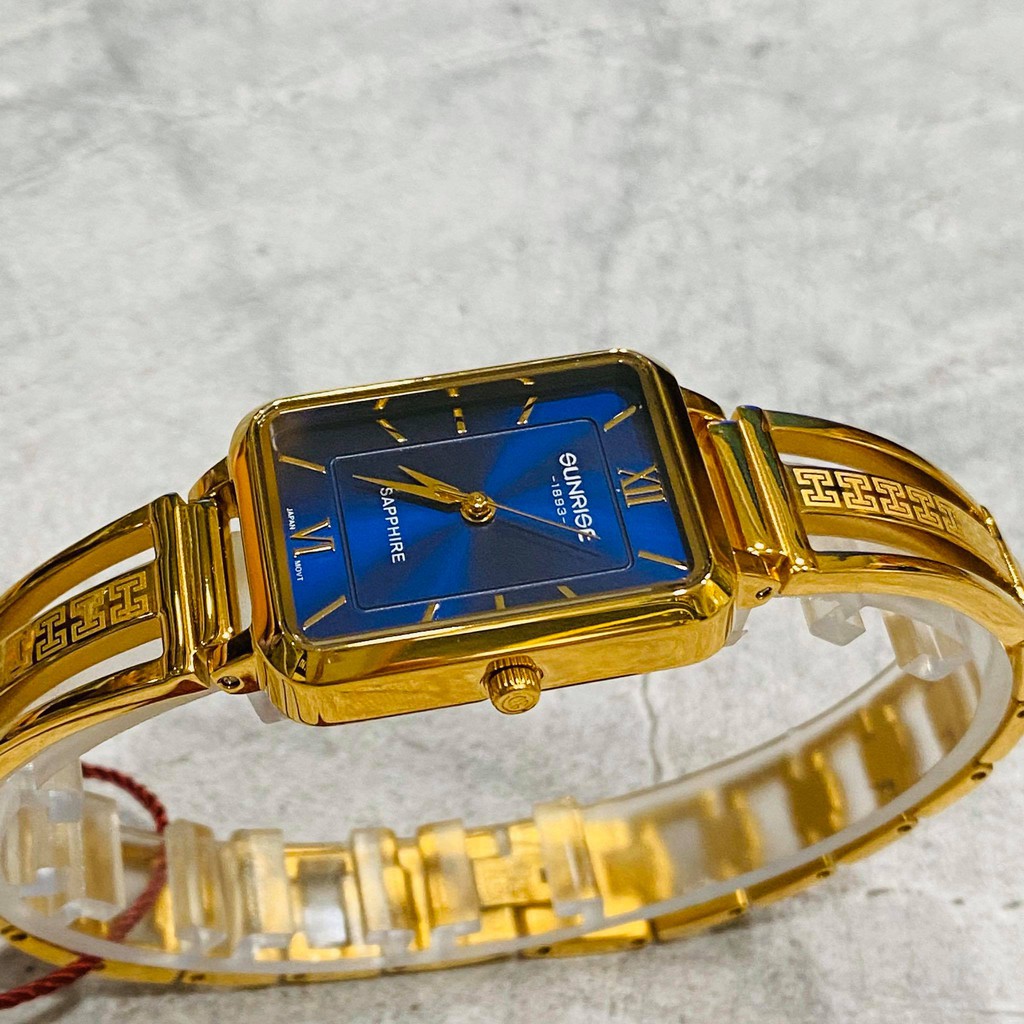 Đồng hồ Sunrise nữ chính hãng Nhật Bản L9952.AA.G.X - kính saphire chống trầy - đính