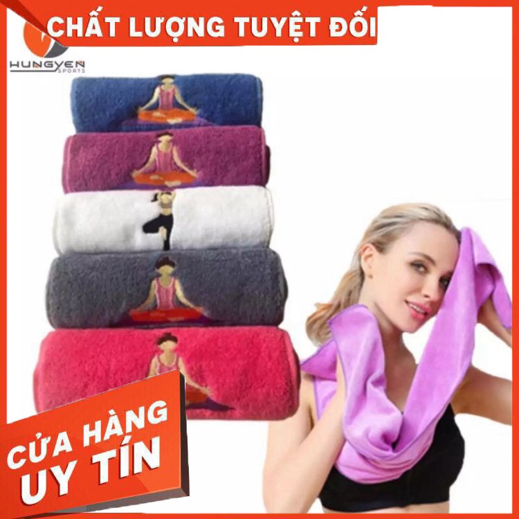 Sỉ 10 Khăn lau mồ hôi hình yoga - khăn tập yoga