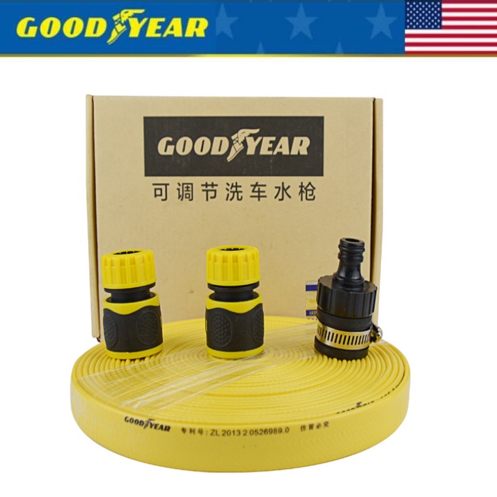 Súng xịt rửa xe áp lực cao nhãn hiệu Goodyear dùng rửa xe ô tô, xe máy, tưới cây, nhà cửa,... mã GY-2858