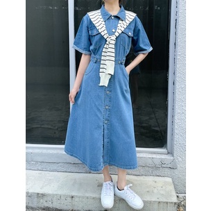 Váy Demin Dáng Dài