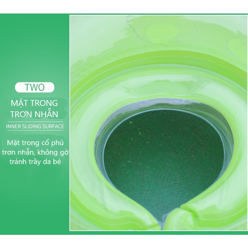 Phao Đỡ Cổ An Toàn Cho Bé Từ 0-1, Phao Đỡ Cổ Chống Lật  Hỗ Trợ Vận Động, Tập Bơi Cho Bé Yêu
