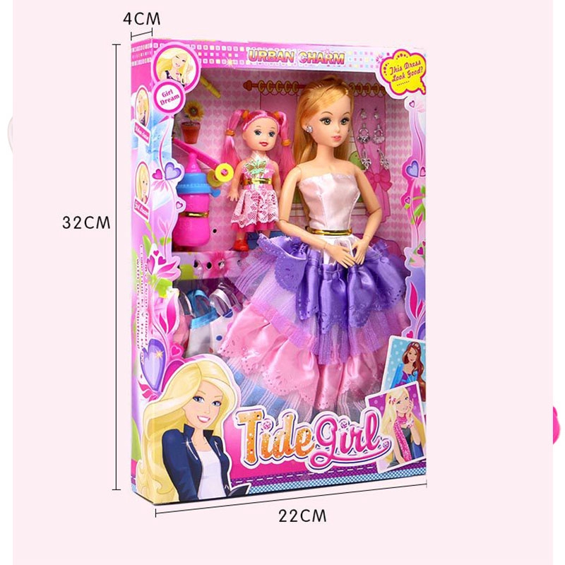 Hộp 58 phụ kiện sang trọng cho búp bê Barbie