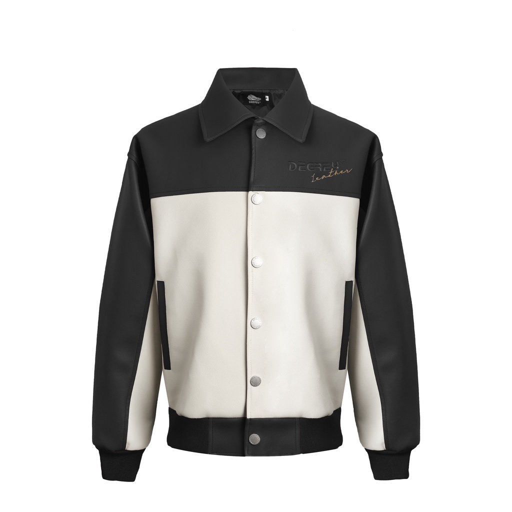 Áo Degrey Premium Leather Jacket Nâu - DPLJ