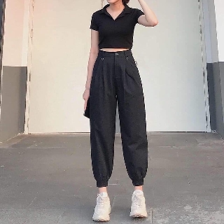 Áo Thun CROPTOP CỔ ĐỨC