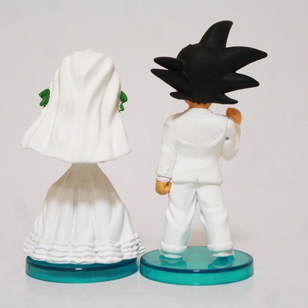 Mô hình Dragon Ball nhân vật Chú rể SonGoKu và Cô dâu Chi Chi trong 7 Viên Ngọc Rồng - 0VI5