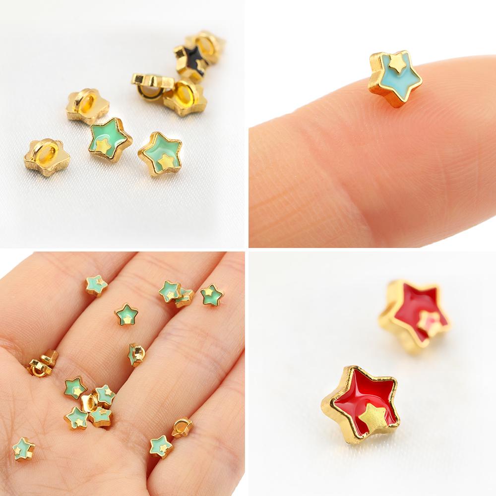 NIUYOU Set 20 Nút Áo Mini Dễ Thương Dành Cho Búp Bê