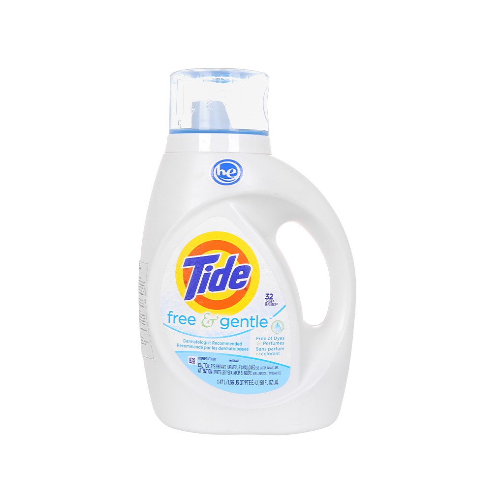 Nước giặt Tide Free &amp; gentle chai 1.4 lít