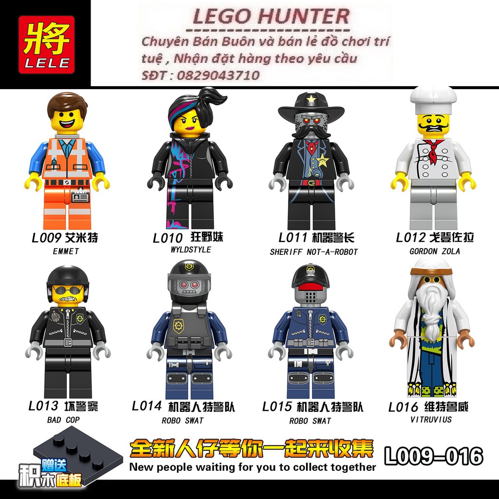 Minifigures Nhân vật Lego Movie P1 LELE