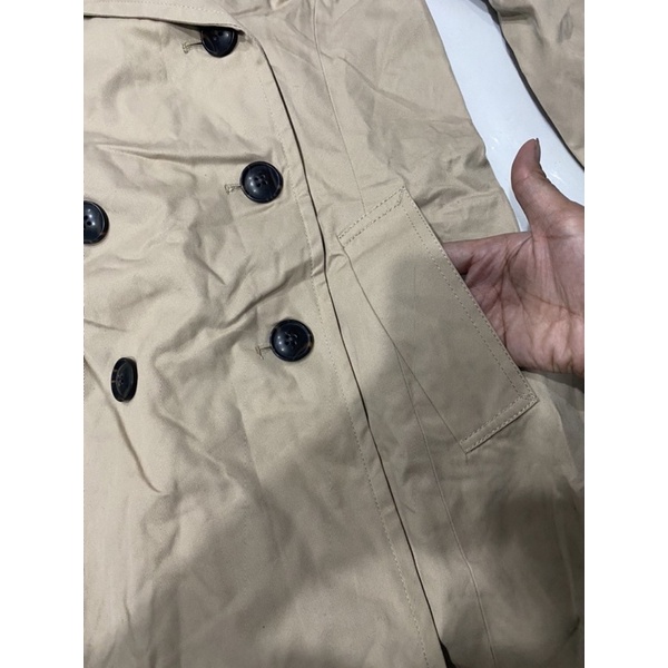 Khoác mangto kaki không belt A260