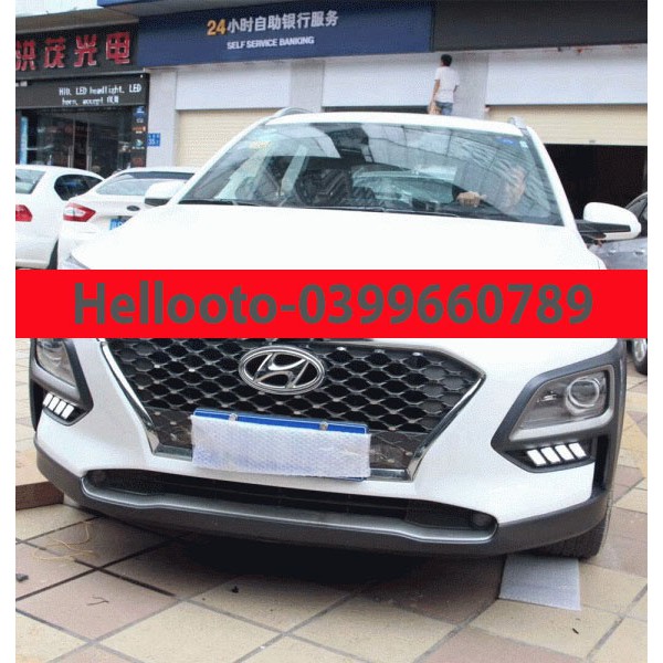 Đèn led gầm trước 2 chế độ theo xe Hyundai Kona 2018 2019 2020 2021