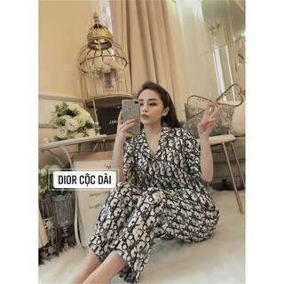 Pijama lụa Latin cộc dài hàng cao cấp