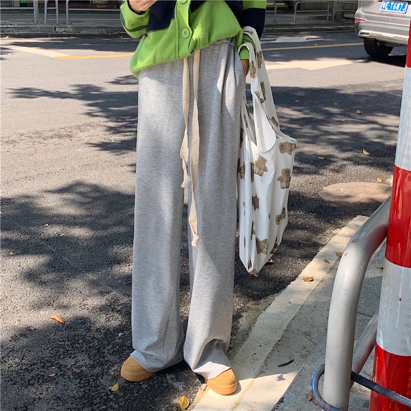 Quần SUXI ống rộng phong cách thể thao năng động trẻ trung dành cho nữ