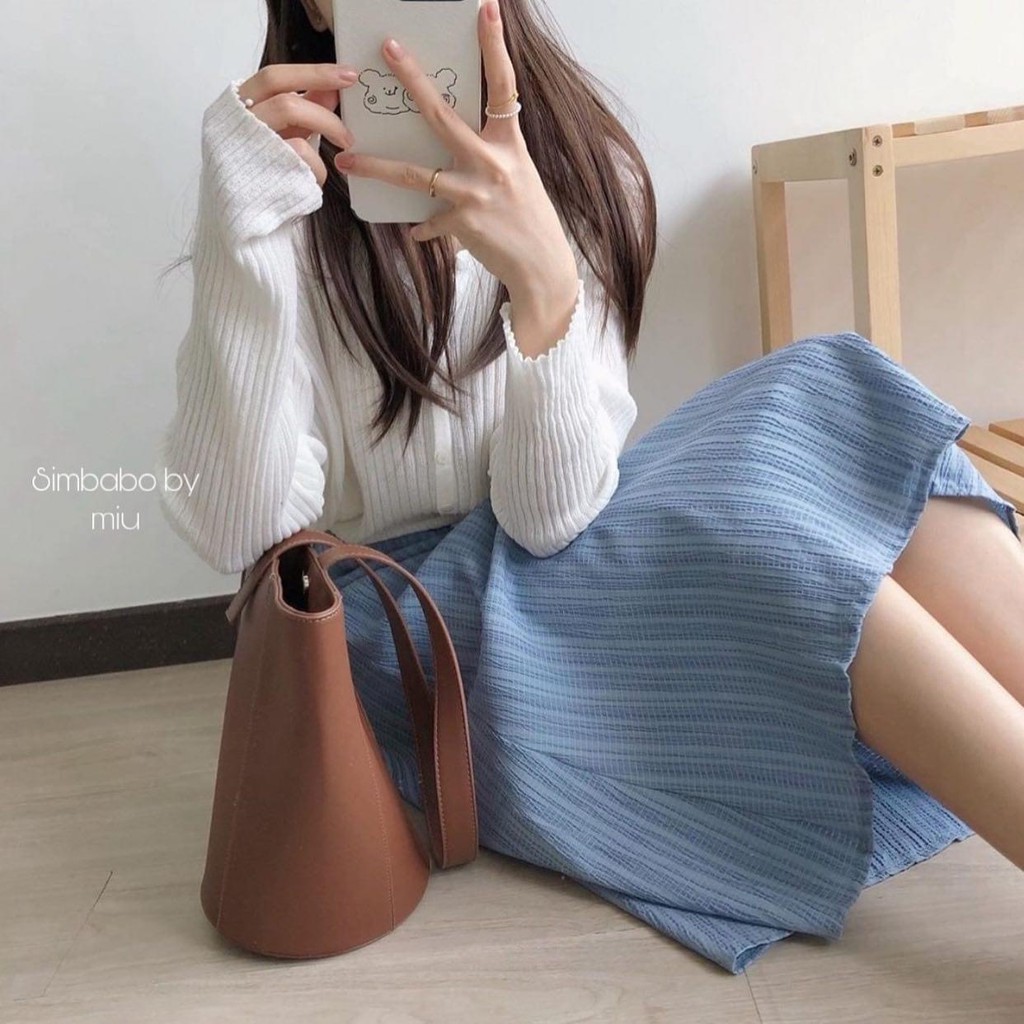 Áo cardigan len mỏng Simbabo