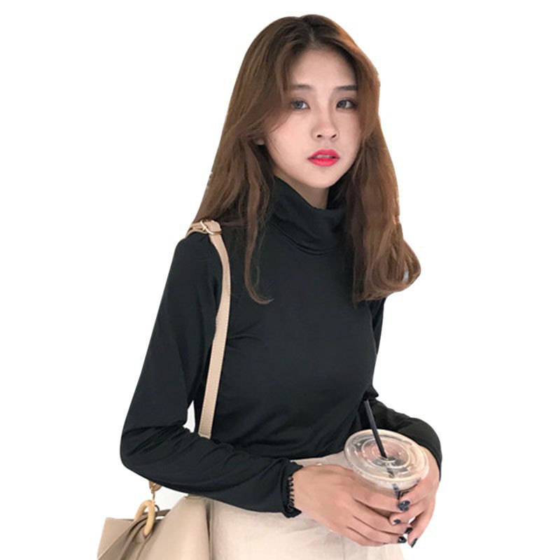 winners Women T-shirt Turtleneck Long Sleeve Basic Tops | BigBuy360 - bigbuy360.vn