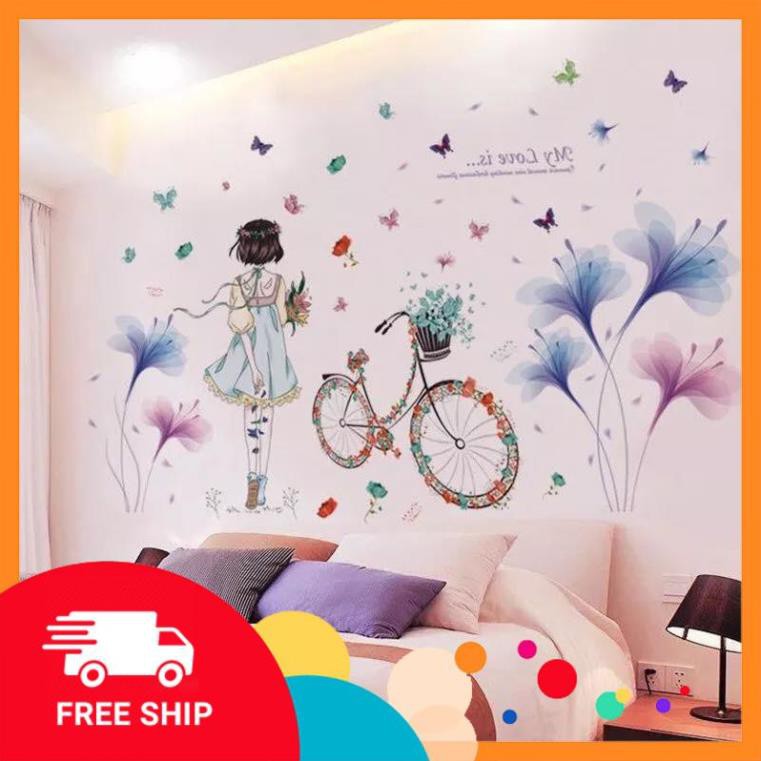 Decal dán tường⚡️𝗙𝗥𝗘𝗘𝗦𝗛𝗜𝗣⚡️Tranh dán tường decor phòng khách, phòng ngủ toàn mẫu hot