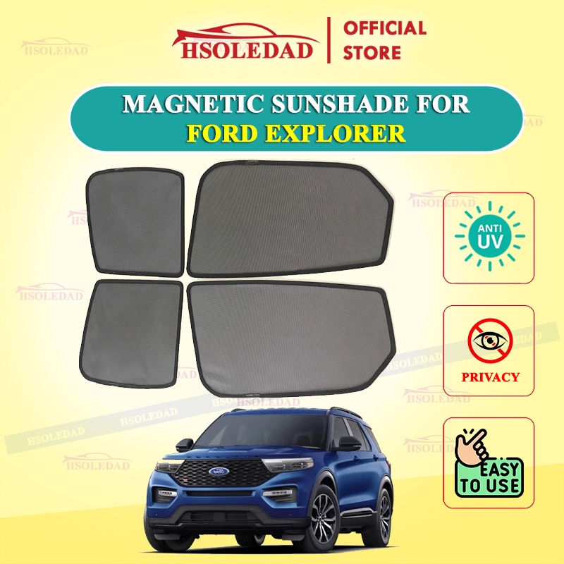 Rèm che nắng nam châm cho xe Ford Explorer, bộ 4 tấm cho 4 cửa, hàng loại 1 cao cấp nhất, vừa khít kính