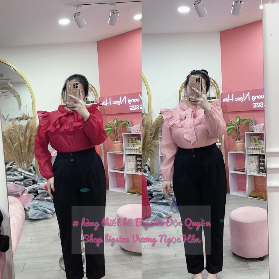 ÁO TIỂU THƯ CỘT NƠ CỔ BIGSIZE