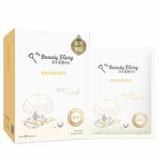 [Bản Đài] Mặt nạ Beuty Diary - Ngọc Trai Trắng (8 miếng)