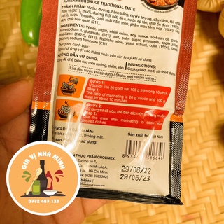 SỐT ƯỚP THỊT KIỂU HÀN QUỐC CHOLIMEX - GÓI 90GR