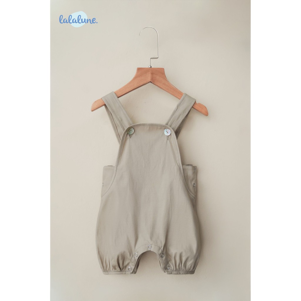 Yếm nâu bear bodysuit lalaluen cho bé sơ sinh 6-24 tháng