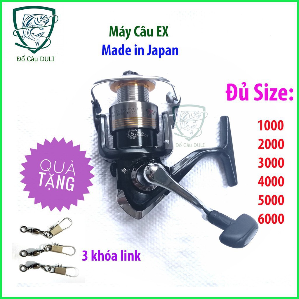 [Tay Quay Inox] Máy Câu Expert đủ size từ 1000 - 6000 Quay siêu mượt, Chuyên câu lure - Duli kangh