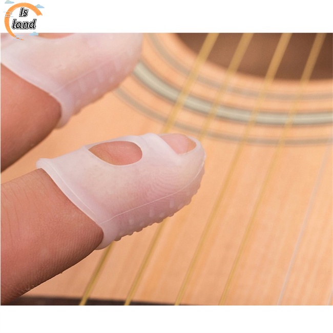 Bộ 5 Vỏ Bọc Ngón Tay Chống Trượt Giúp Giảm Đau Chơi Đàn Ukulele/Guitar Điện Tiện Dụng