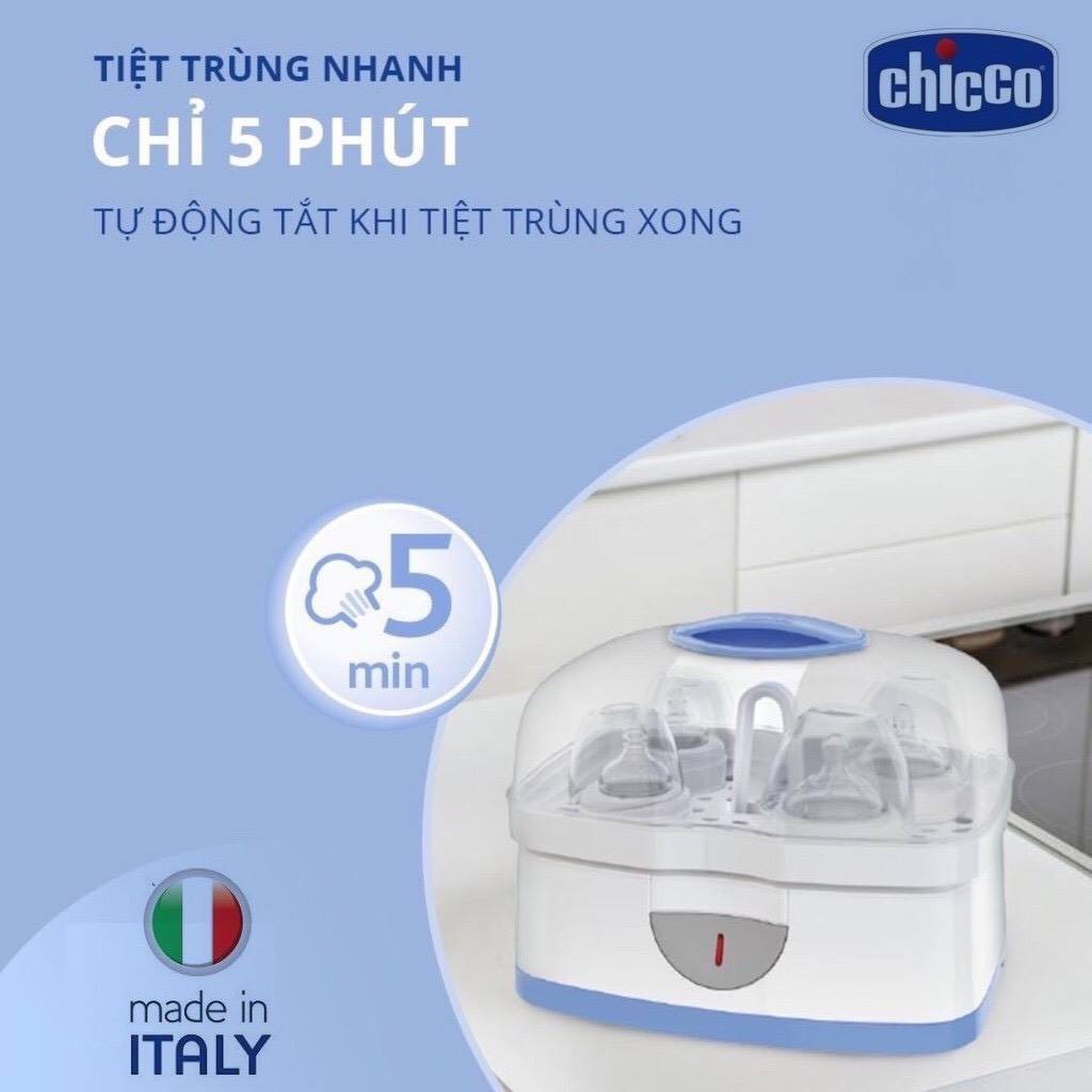 Máy tiệt trùng hơi nước CHICCO-114534 2in1 đa năng bảo hành chính hãng 1 năm