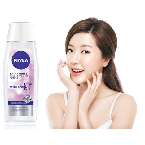 [New] Nước hoa hồng Nivea giúp dưỡng trắng da & se khít lỗ chân lông (200ml)