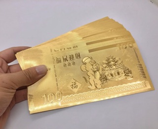 Combo 30 tờ tiền Plastic chuột vàng