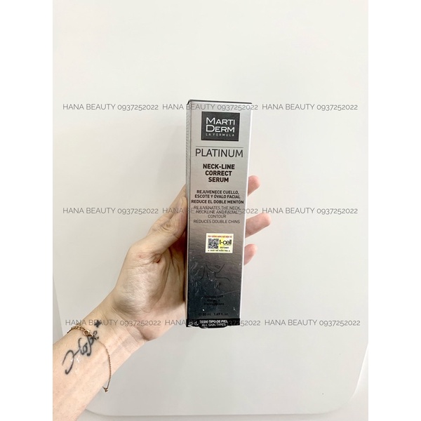 𝐓𝐢𝐧𝐡 𝐂𝐡𝐚̂́𝐭 𝐋𝐚̀𝐦 𝐒𝐚̆𝐧 𝐂𝐡𝐚̆́𝐜 &amp; 𝐓𝐫𝐞̉ 𝐇𝐨𝐚́ 𝐃𝐚 𝐕𝐮̀𝐧𝐠 𝐂𝐨̂̉ - Martiderm 𝐏𝐥𝐚𝐭𝐢𝐧𝐮𝐦 𝐍𝐞𝐜𝐤 𝐋𝐢𝐧𝐞 𝐂𝐨𝐫𝐫𝐞𝐜𝐭 𝐒𝐞𝐫𝐮𝐦 50ml