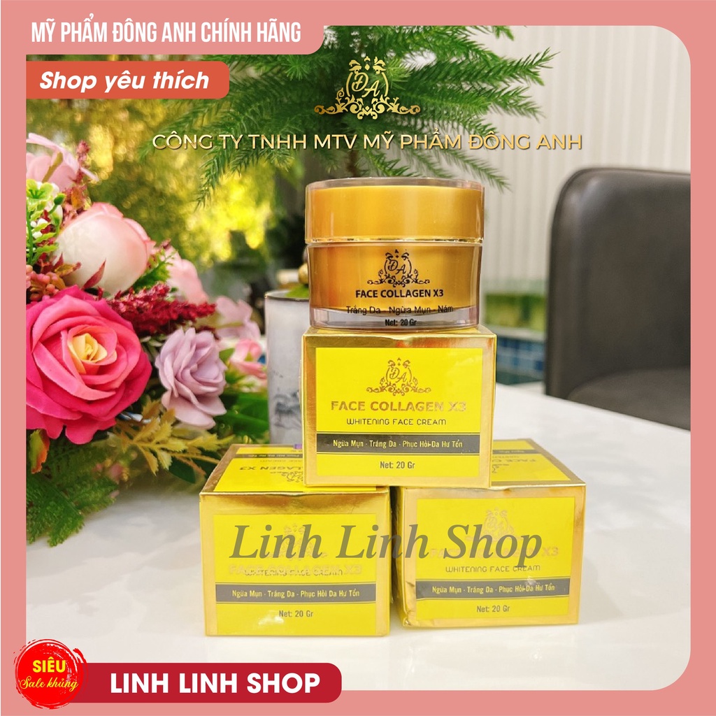 Kem Face Collagen X3 chính hãng Mỹ Phẩm Đông Anh