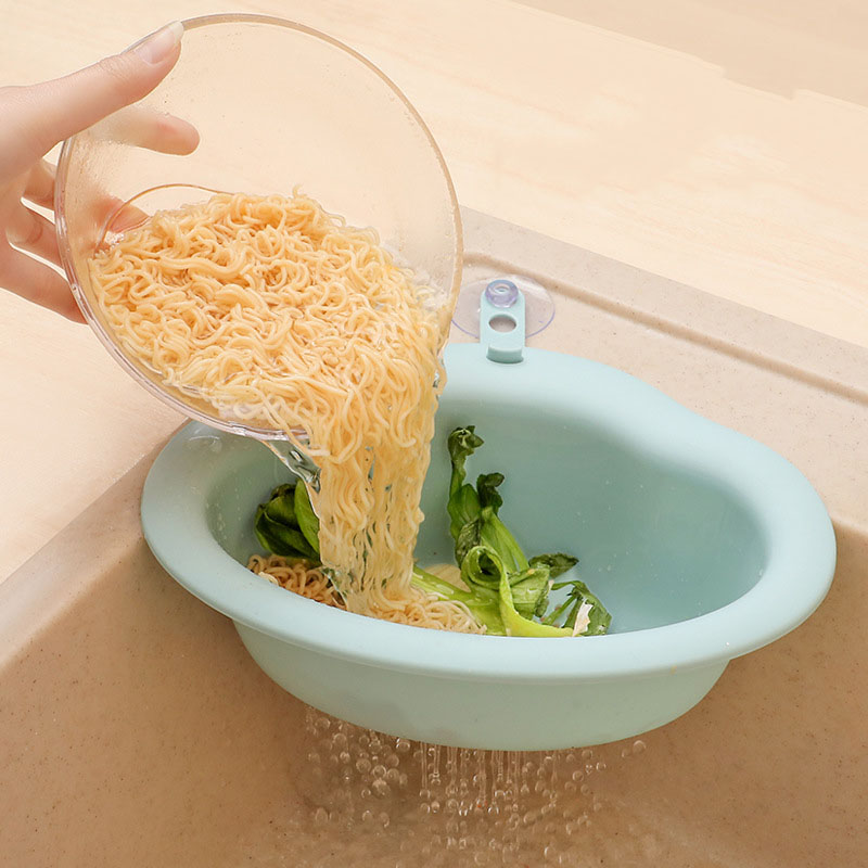 Giá Đựng Miếng Xốp Rửa Chén Ráo Nước Hình Tam Giác Thiết Kế Đơn Giản Nhanh Khô Chống Tắc Nghẽn Cho Nhà Bếp