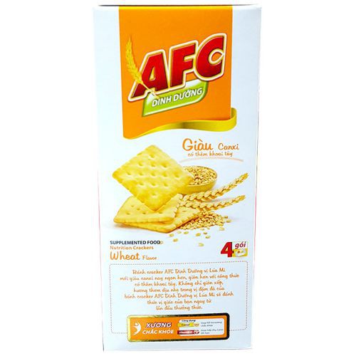 Bánh quy lúa mì AFC hộp 100g